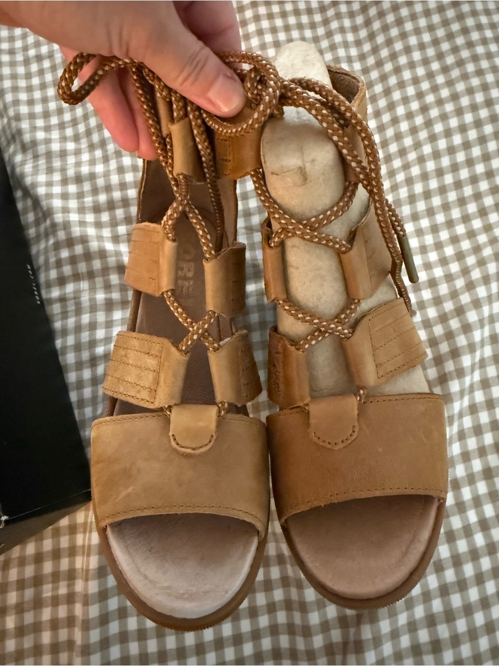 Sorel Joanie II Lace Wedge Sandals - Picture 2 of 8